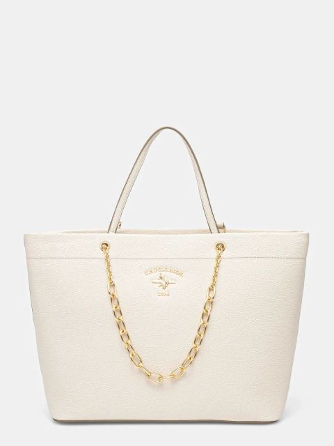 U.S. Polo Assn. torebka Stanford kolor beżowy BEUSS6369WVP