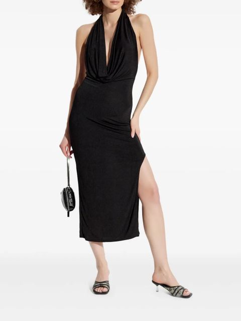 MISBHV cowl-neck midi dress - Black - zdjęcie produktu nr 2