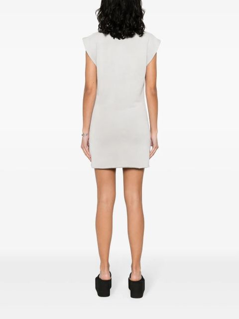 Alexander Wang logo-print jersey mini dress - Grey - zdjęcie produktu nr 2