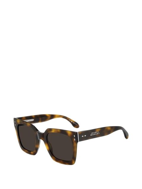 Isabel Marant Eyewear square-frame sunglasses - Brown - zdjęcie produktu nr 2