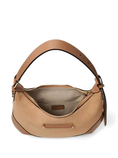 Jimmy Choo small Bar leather shoulder bag - Neutrals
