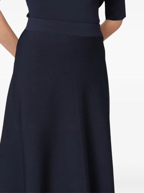 Max Mara knitted A-line midi skirt - Blue