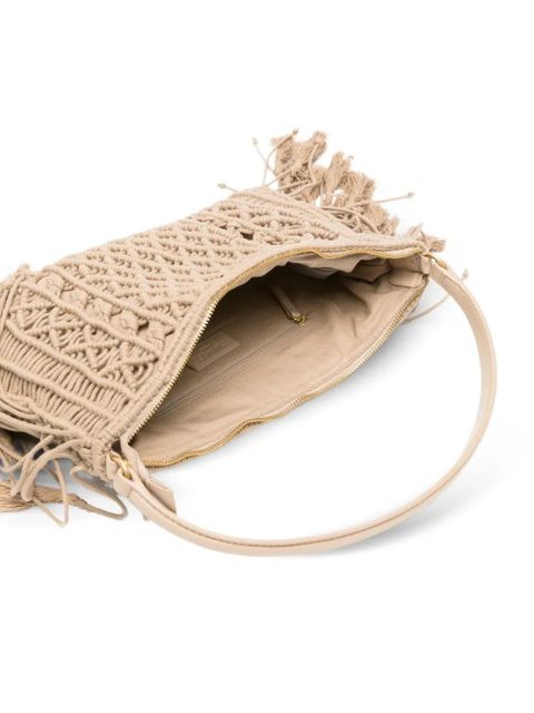 TWINSET tassel-detail shoulder bag - Neutrals