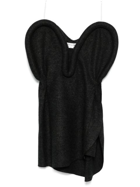 Victoria Beckham 3D detail mini dress - Grey - zdjęcie produktu nr 1