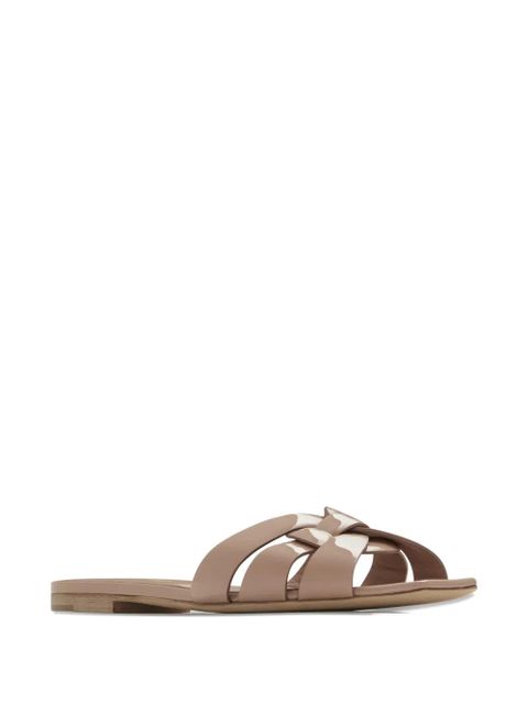 Saint Laurent straps flat sandals - Neutrals - zdjęcie produktu nr 2