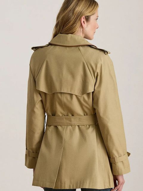 Lauren Ralph Lauren płaszcz kolor beżowy 297979525