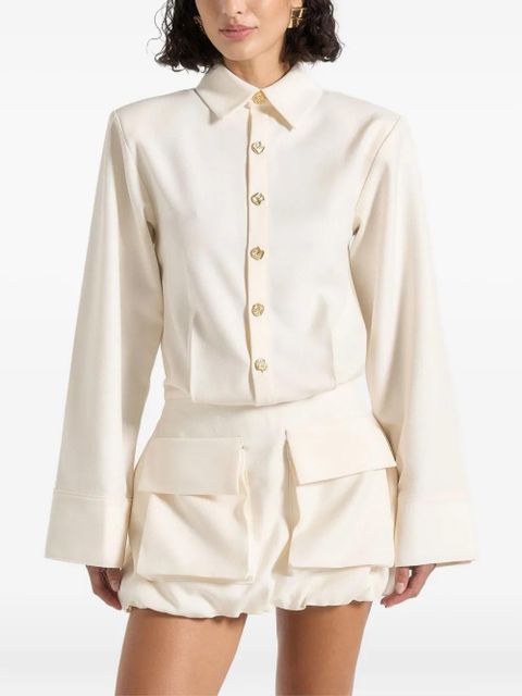 Manière De Voir Laure cargo shirt mini dress - Neutrals - zdjęcie produktu nr 1