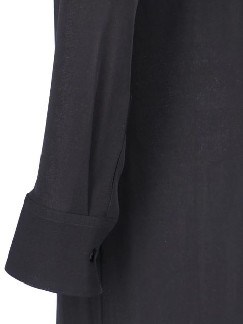 Jil Sander maxi shirt dress - Black