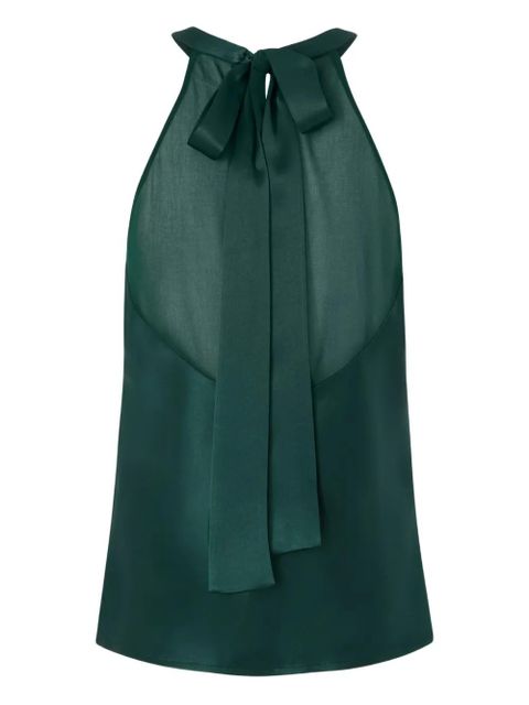 PINKO halterneck tie top - Green - zdjęcie produktu nr 2