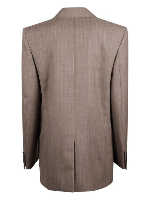 Saint Laurent pinstripe wool blazer - Neutrals - zdjęcie produktu nr 2