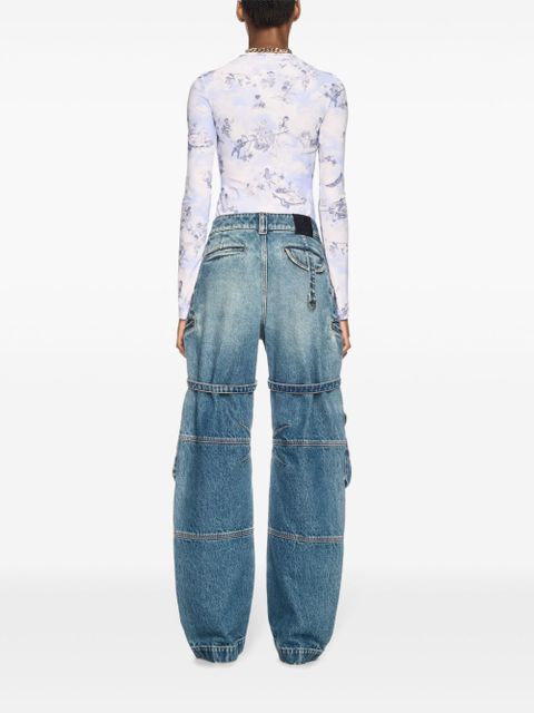 Off-White graphic-print T-shirt - Purple