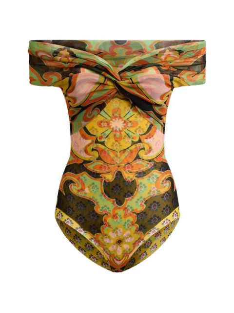 ETRO floral-print bodysuit - Green - zdjęcie produktu nr 1
