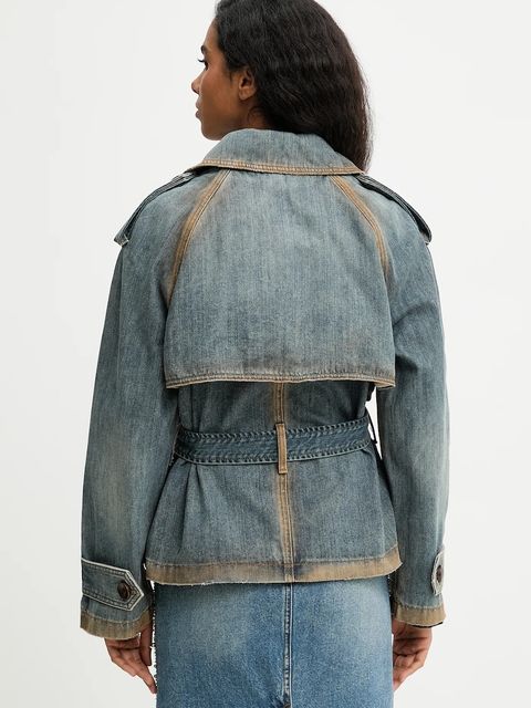 Miss Sixty płaszcz jeansowy