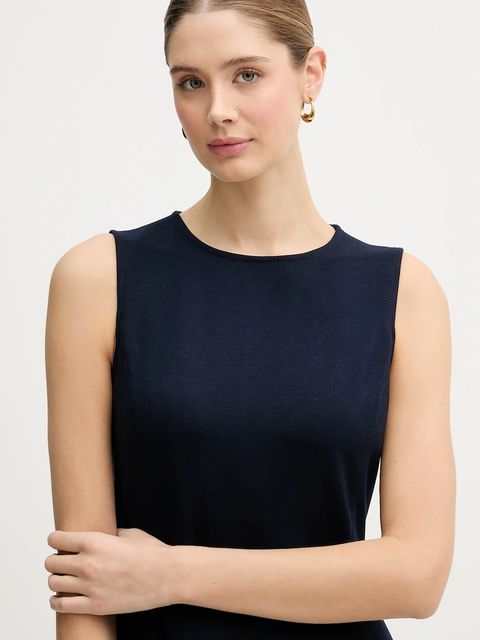 Lauren Ralph Lauren sukienka kolor granatowy mini rozkloszowana 200980935