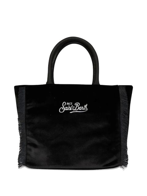 MC2 Saint Barth logo-embroidered tote bag - Black - zdjęcie produktu nr 2
