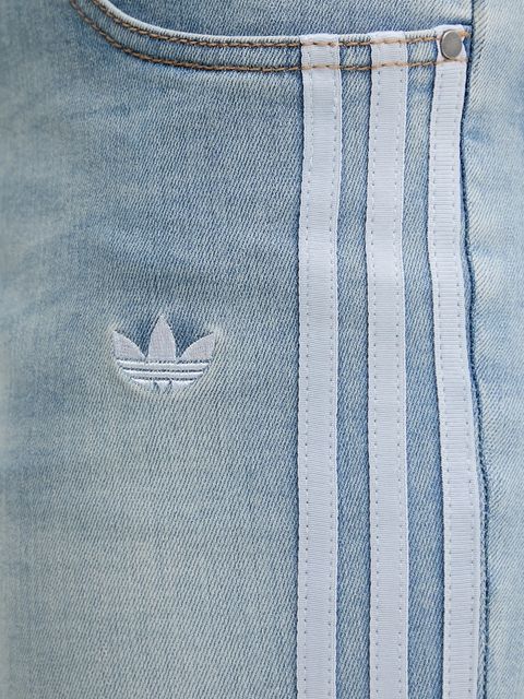 adidas Originals jeansy Slim Denim damskie medium waist KE9801