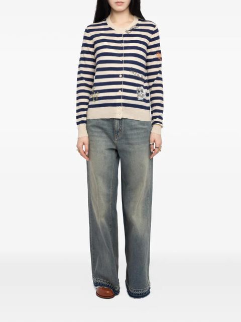 Zadig&Voltaire Missya striped cardigan - Blue - zdjęcie produktu nr 2