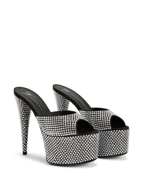 Giuseppe Zanotti 150mm GZ Aida sandals - Black - zdjęcie produktu nr 2