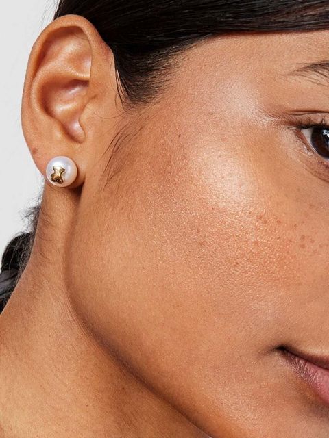 Tous kolczyki złote Pearls