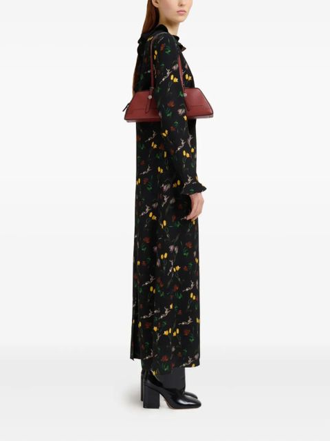 Marni floral-print maxi dress - Black