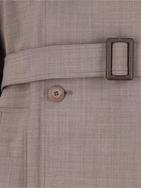 The Frankie Shop Bleecker belted trench coat - Neutrals