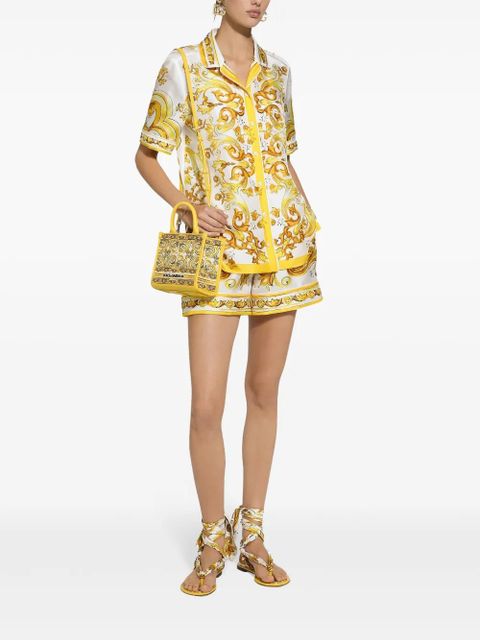 Dolce & Gabbana mini DG Daily canvas tote bag - Yellow - zdjęcie produktu nr 2