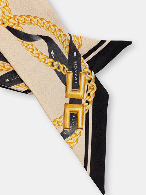 Elisabetta Franchi apaszka jedwabna - zdjęcie produktu nr 1