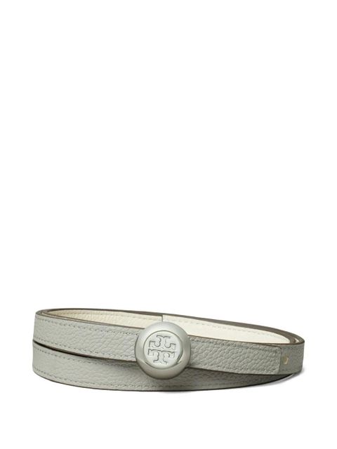 Tory Burch Romy reversible logo belt - Grey - zdjęcie produktu nr 1