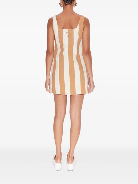 Simon Miller Sahara striped denim dress - Neutrals