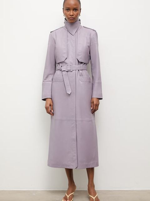 Answear.LAB trencz damski skórzany ICON - zdjęcie produktu nr 1