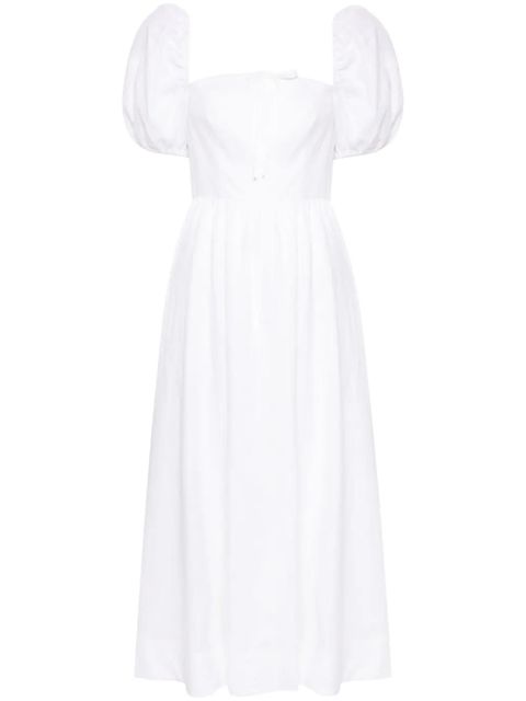 Reformation Marella linen midi dress - White - zdjęcie produktu nr 1