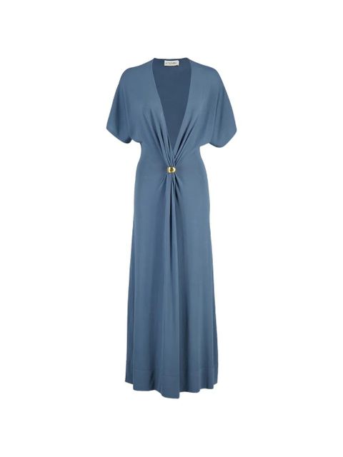 Altuzarra Rene V-neck dress - Blue - zdjęcie produktu nr 1