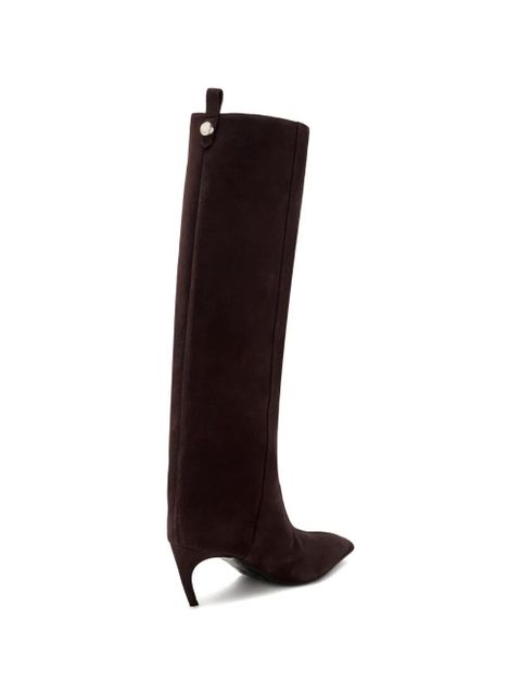 The Attico Lea heeled boots - Brown