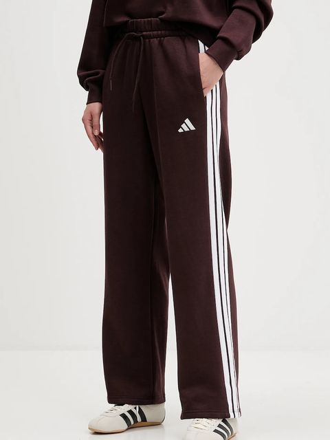 adidas spodnie dresowe Essentials damskie kolor brązowy z aplikacją JY3091 - zdjęcie produktu nr 1