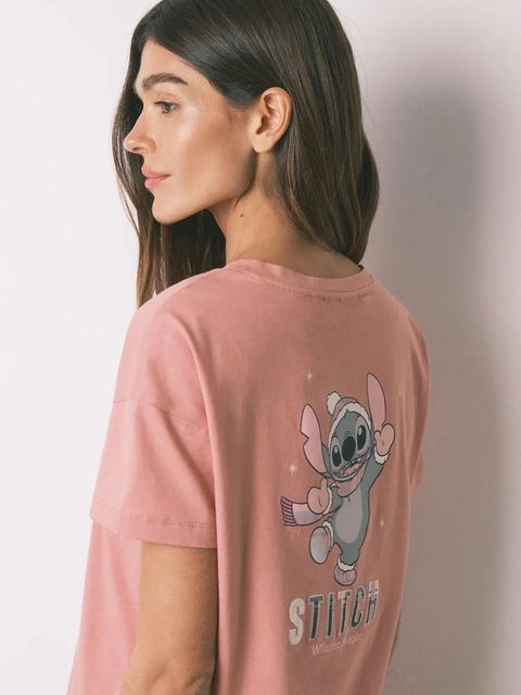 women'secret piżama bawełniana LILO & STITCH