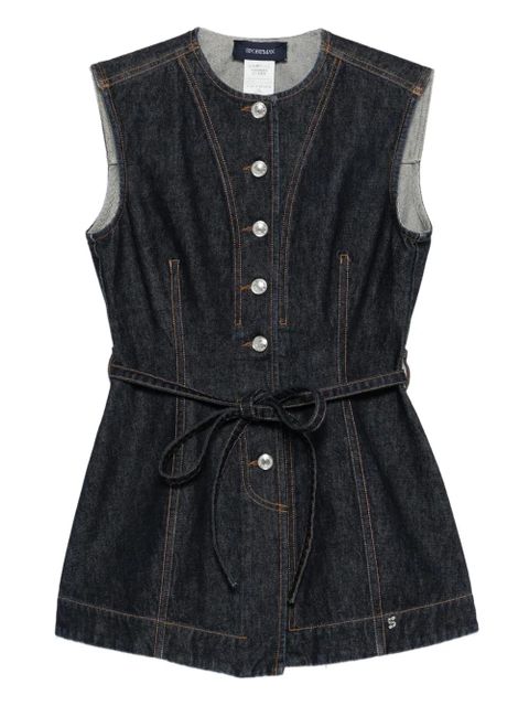 Sportmax Spddominio waistcoat - Blue - zdjęcie produktu nr 1