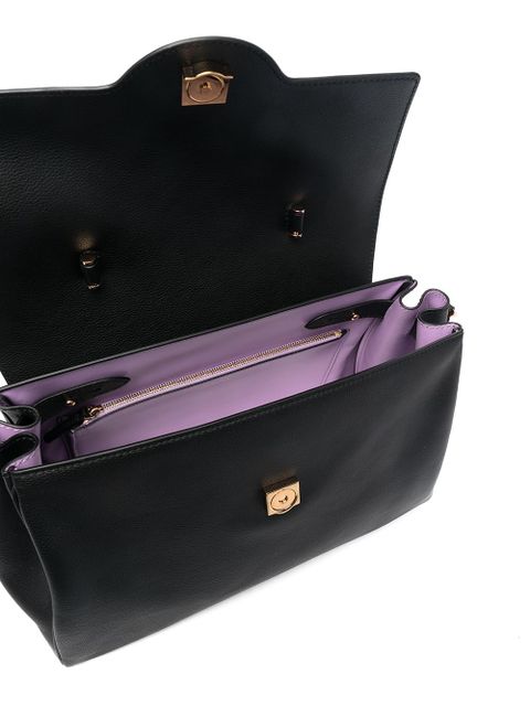 Versace large La Medusa tote bag - Black