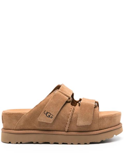 UGG Goldenstar Hi suede slides - Brown - zdjęcie produktu nr 1