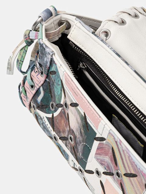 Desigual torebka JULIETT CUT OUT kolor zielony 25WAXD02