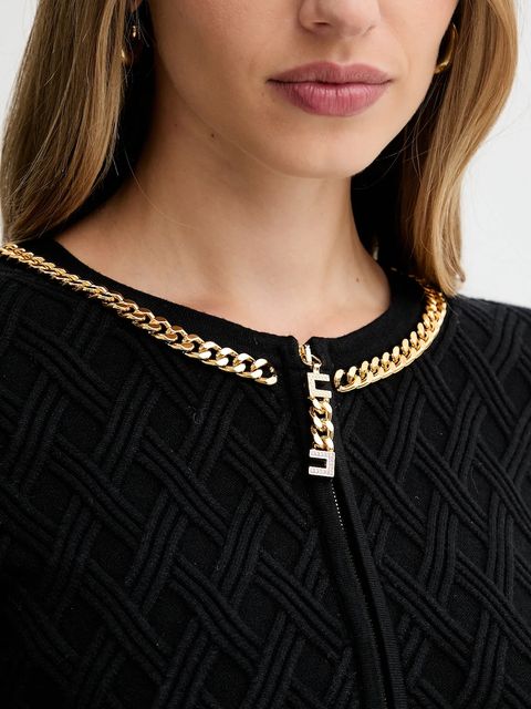 Elisabetta Franchi kardigan damski kolor czarny MK29B56E2