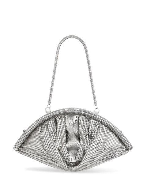 Rabanne mesh clutch bag - Silver - zdjęcie produktu nr 1