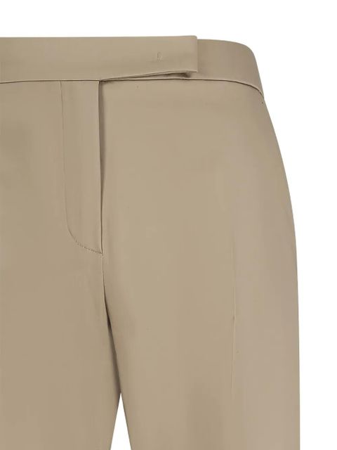 Max Mara cotton satin trousers - Green