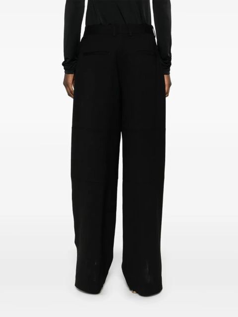 Jil Sander virgin-wool trousers - Black