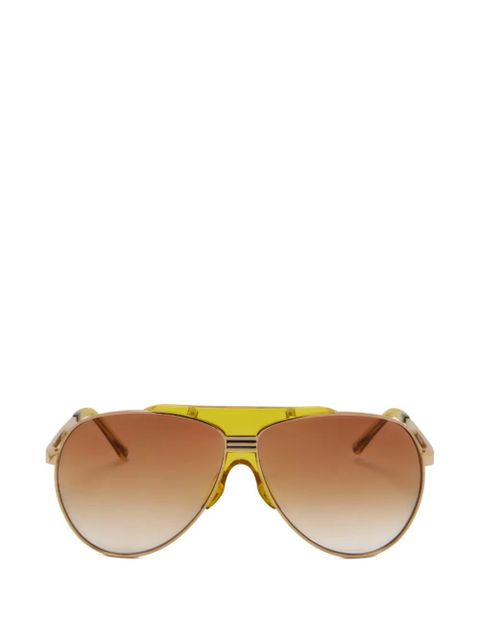 The Attico browline sunglasses - Yellow - zdjęcie produktu nr 1
