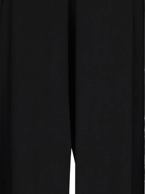 Max Mara pleated jersey palazzo pants - Black