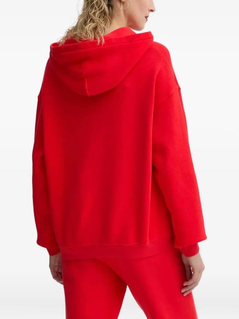 American Vintage logo-print hoodie - Red