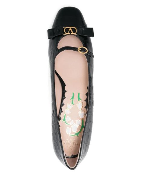 Valentino Garavani 45mm Bowow Décolleté pumps - Black