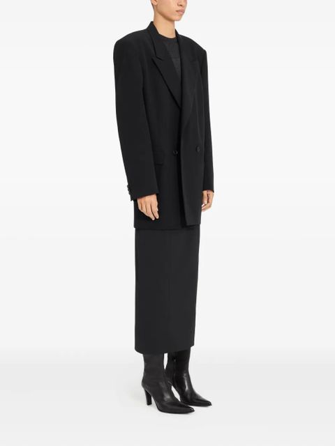 MM6 Maison Margiela double-breasted coat - Black - zdjęcie produktu nr 2