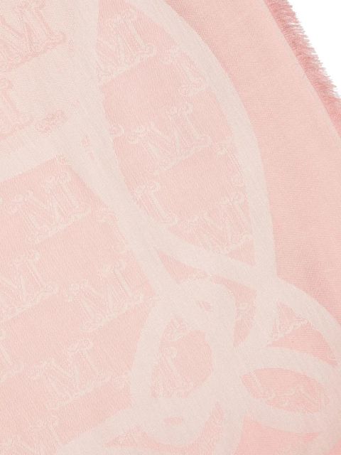 Max Mara logo-jacquard silk scarf - Pink - zdjęcie produktu nr 2