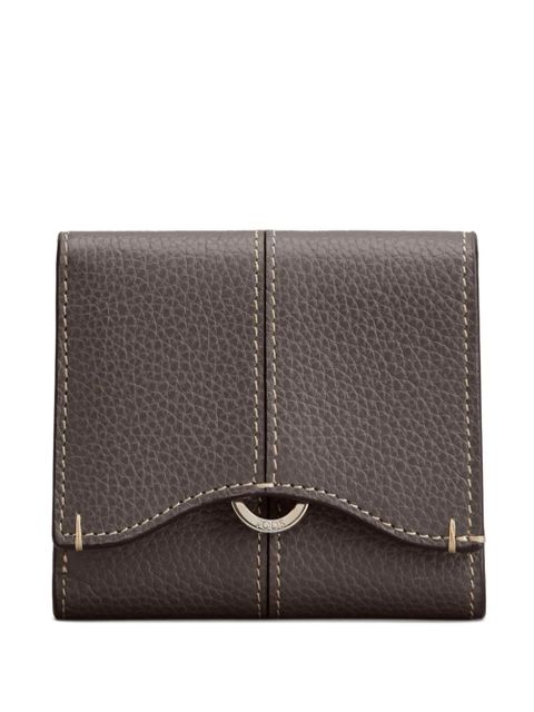Tod's trifold leather wallet - Brown - zdjęcie produktu nr 1
